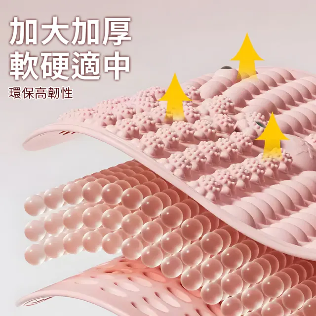 【keep power】橢圓加大軟矽膠指壓板+穴位襪 / 超慢跑墊 指壓版 足底按摩墊 軟硅膠指壓板(加大版/直徑75cm)