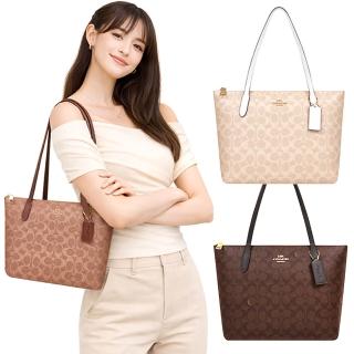 【COACH】大C PVC中型手提包/肩背包/托特包(多款)