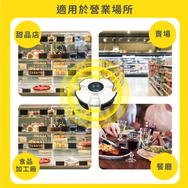【Digimax】終極殺陣 八喇叭智慧藍芽超音波驅鼠器 UP-1KA 適用500坪 強力超音波 手機APP定時