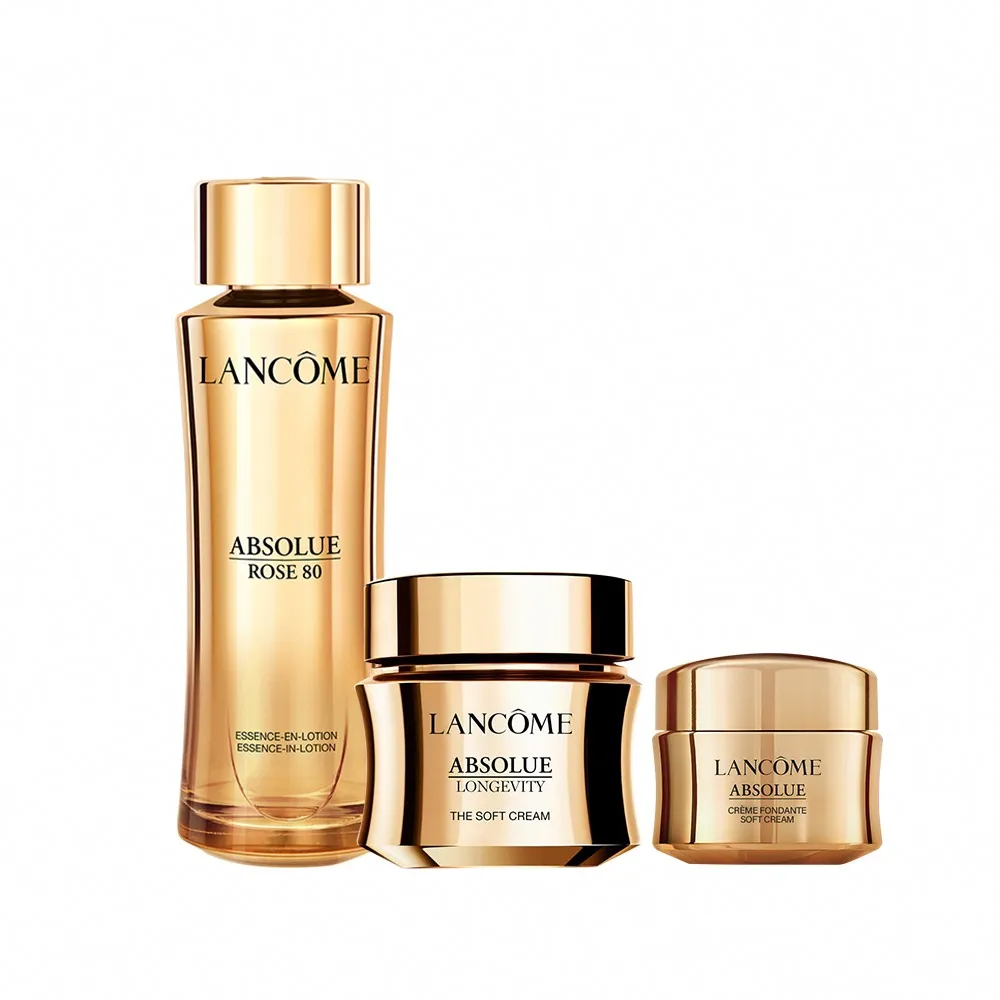 【LANCOME 蘭蔻】官方直營 玫瑰霜30ml+玫瑰精露150ml(LANCOME/永生玫瑰霜/抗老/PDRN)