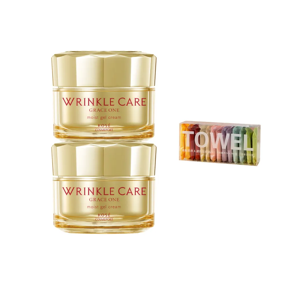 【KOSE 極上活妍】凍齡撫紋抗皺凝霜100g 2入組(第一代抗皺小金瓶/保濕面霜/修護霜)