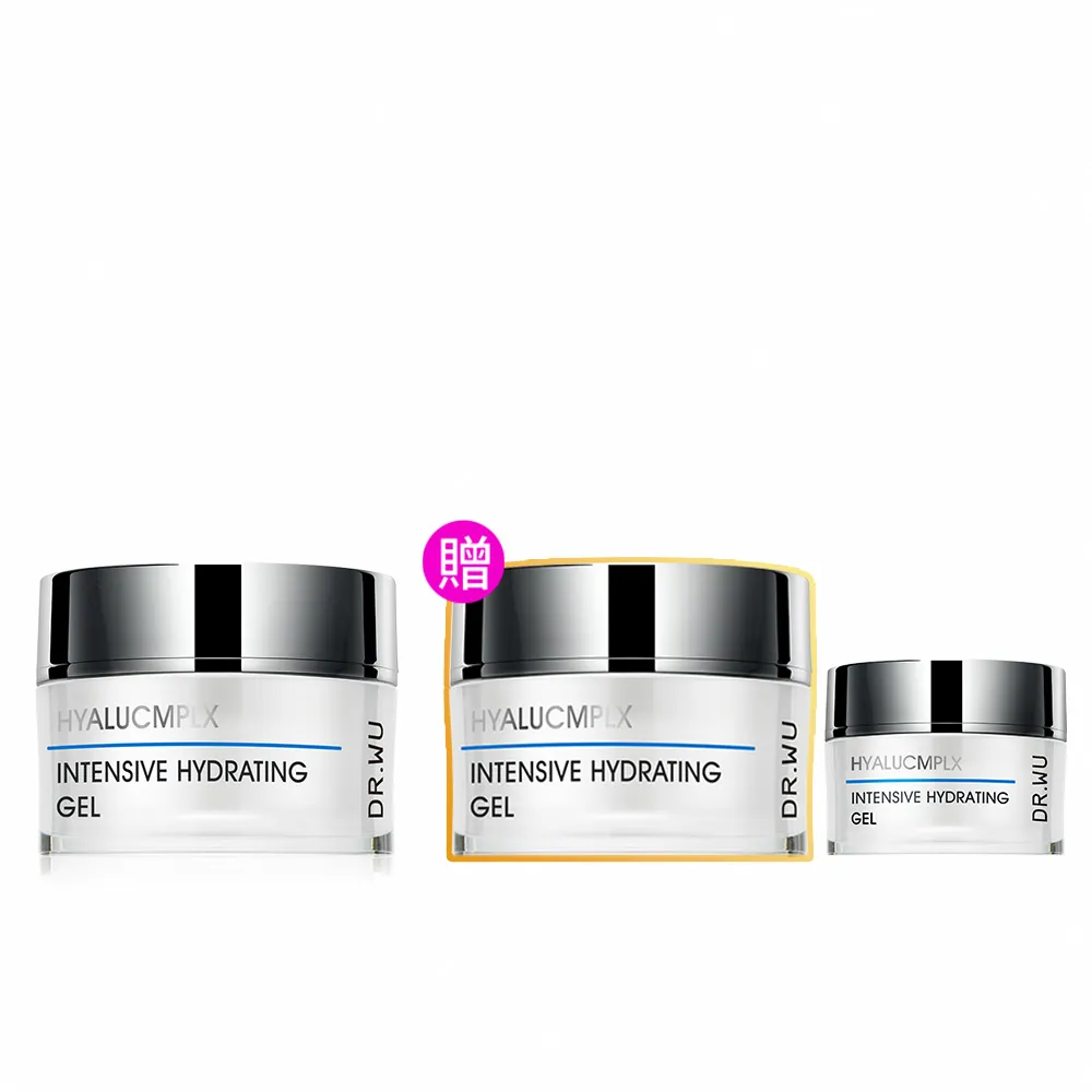 【DR.WU 達爾膚】玻尿酸保濕水凝露50ML(2入組)