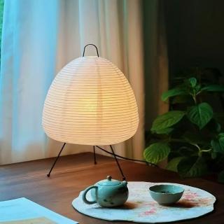 【XINGMU 興沐】日式侘寂風檯燈 臥室氛圍創意宣紙床頭檯燈
