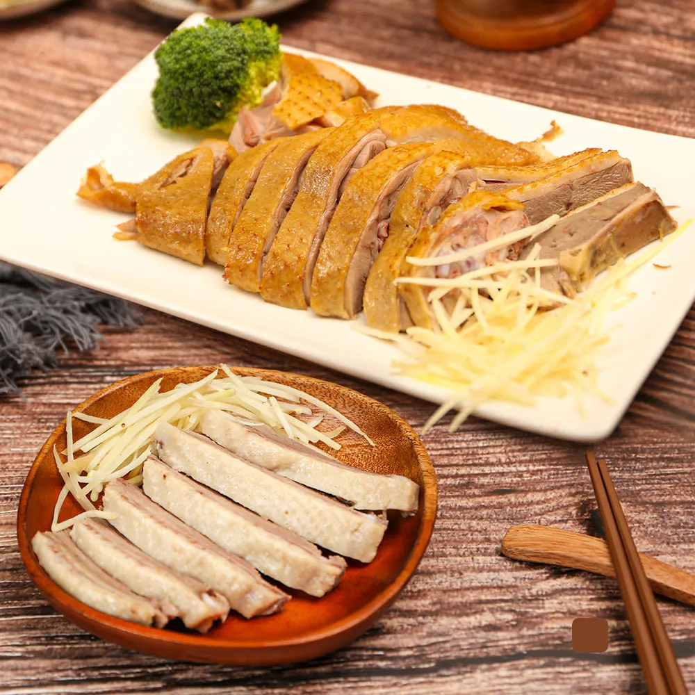【養鵝人家】鹽水鵝/甘蔗鵝 鵝胸/鵝腿任選6包組(450g/包 鹽水鵝胸/鹽水鵝腿/甘蔗鵝胸/甘蔗鵝腿)