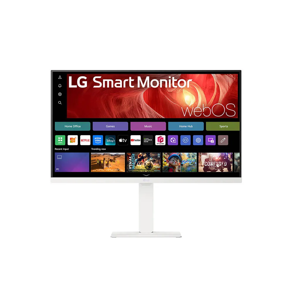 【LG 樂金】27型 SmartMonitor Duo 4K 移動式智慧螢幕 含支架(27U730SA-W)