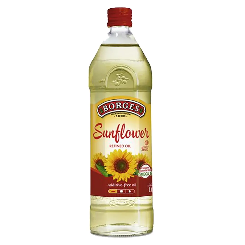 【BORGES 百格仕】100%純葵花油 西班牙原裝原瓶進口(1000ml/瓶)