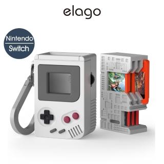 【Elago】任天堂 Switch 遊戲卡盒鑰匙圈 (Nintendo Switch遊戲卡 micro SD卡收納)