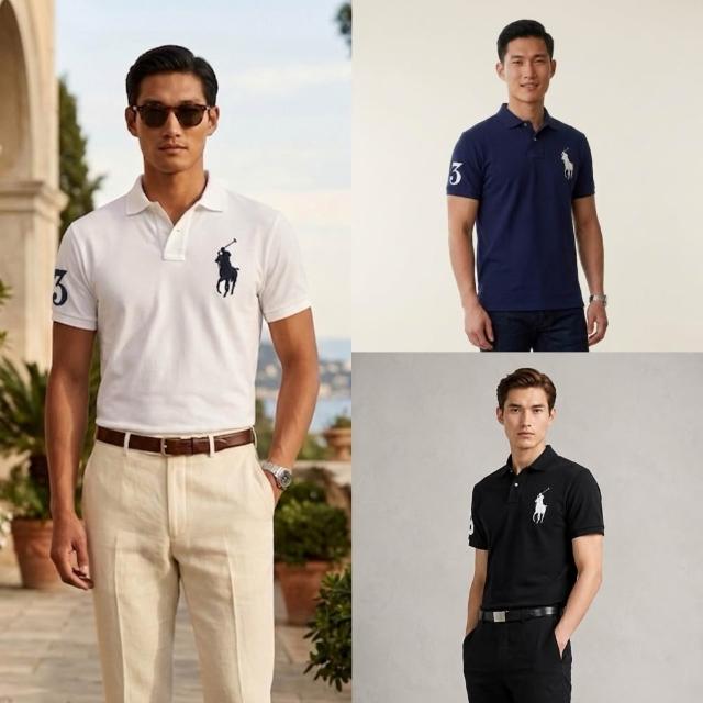 【RALPH LAUREN】POLO大馬刺繡網眼polo衫 (RL POLO)