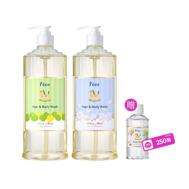 【Fees 法緻】嬰兒柔護洗髮沐浴精600ml 2入組