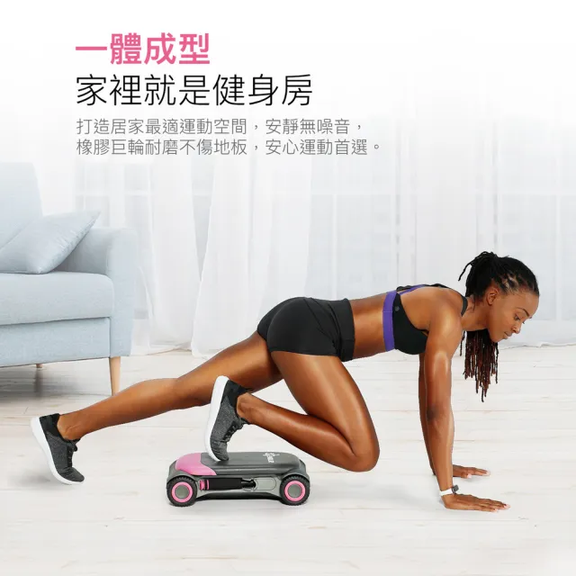 【Wonder Core】Slide Fit 健身滑板-粉(健腹輪/捲腹器)