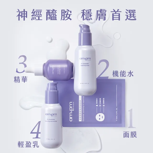 【ampm 牛爾】買1送1★2%神經醯胺修護機能水115ml(醫美必備/保濕/化妝水)