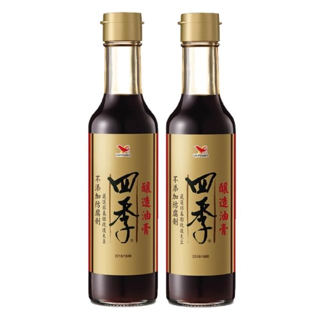 【四季】釀造油膏300mlx2入 (TQF微笑標章)
