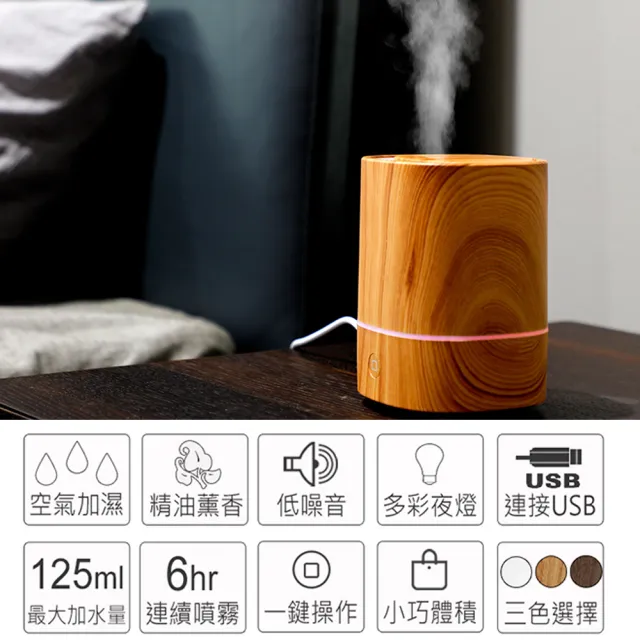 【ANDZEN】安得仁 USB超音波水氧機AZ-1250(買就送澳洲精油10mlx1瓶/薰香機/加濕器/香氛機/擴香機/負離子)