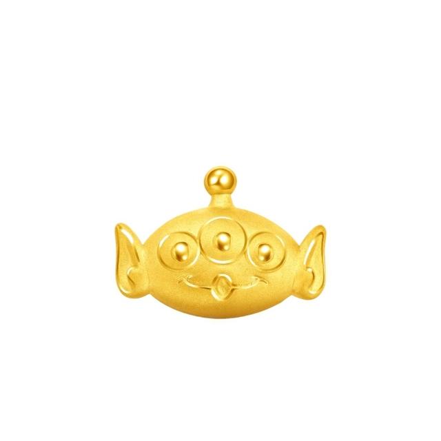 【周大福】玩具總動員系列 三眼怪黃金耳環(單耳)