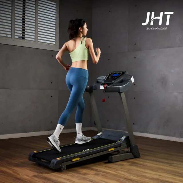 【JHT】R8 專業型電動跑步機 K-1808(專人組裝/減震緩衝/無刷馬達/心律體脂檢測)