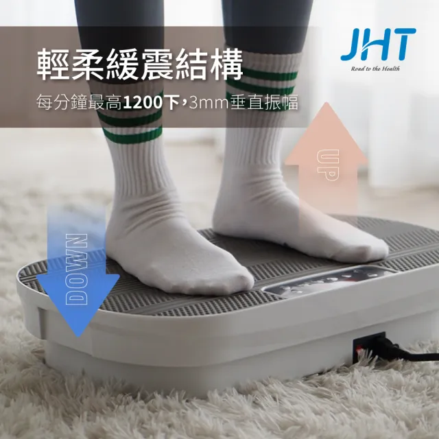 【JHT】LAZY FIT垂直律動機 K-708(三年原廠保固/銀髮友善/防滑踩踏面)