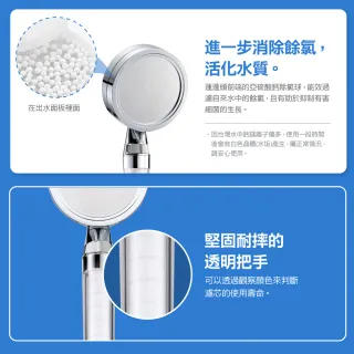 【CAESAR 凱撒衛浴】極淨純水 除氯過濾蓮蓬頭 1 機 6 芯+淋浴軟管組 (半年替換組)