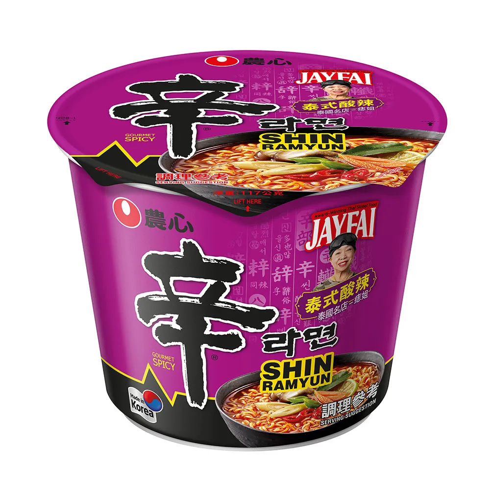 【NONG SHIM 農心】農心 辛拉麵大碗麵-泰式酸辣味117g