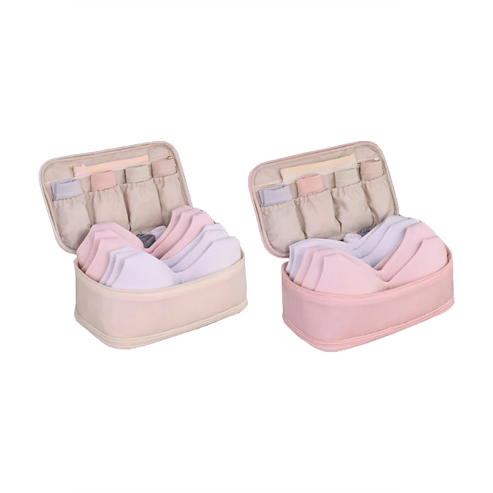 【Yurm】出差旅行便攜內衣收納包 行李箱內衣褲分裝袋 盥洗化妝包 衣物收納袋(內褲/襪子/化妝工具)