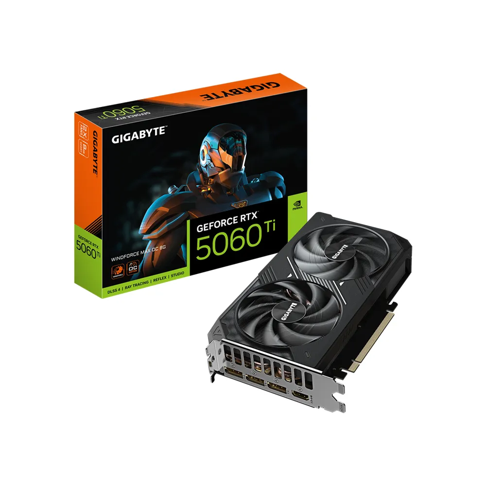 【GIGABYTE 技嘉】GeForce RTX 5060 Ti WINDFORCE MAX OC 8G 顯示卡(GV-N506TWF2MAX OC-8GD)