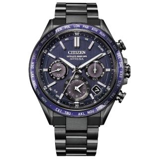 【CITIZEN 星辰】GENTS 韋禮安廣告款 GPS衛星對時鈦金屬光動能男錶/44.6mm 父親節 (CC4059-64L)