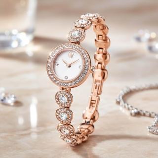 【SWAROVSKI 施華洛世奇】Una Angelic 純淨永恆石英腕錶-20mm (5753309)