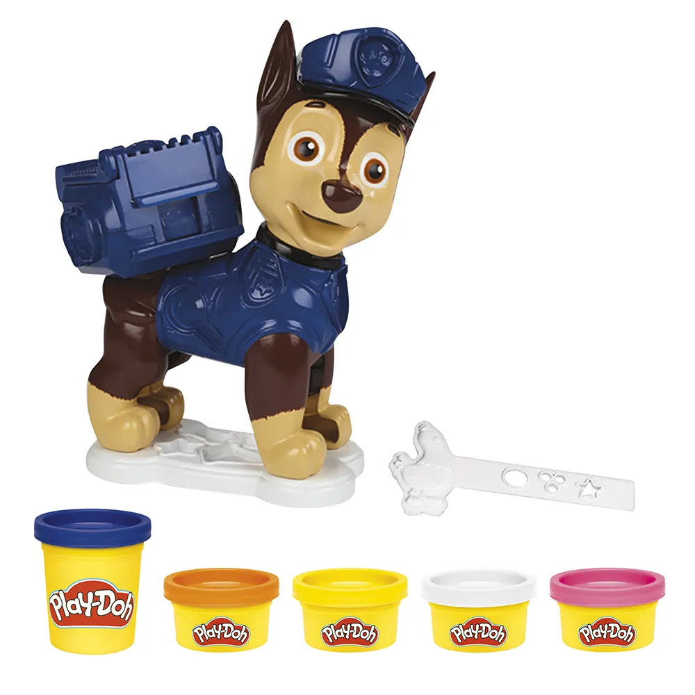 【PLAYDOH 培樂多】卡通系列-汪汪隊立大功遊戲組 F1834(幼兒黏土玩具/無毒黏土/趣味益智玩具/汪汪隊玩具)