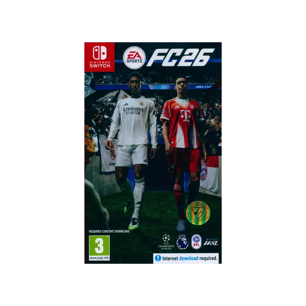 【Nintendo 任天堂】NS Switch FC26 國際足盟大賽 26 EA SPORTS FC 26 FIFA26(中英日文歐版)