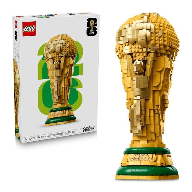 【LEGO 樂高】Editions 43020 FIFA世界盃官方獎盃(世足 2026世界盃 大力神盃 禮物 居家擺設)