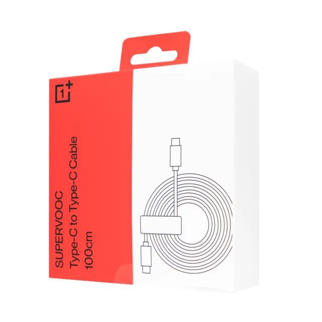 OnePlus 原廠C203A SuperVOOC Type-C to Type-C 閃充線 8A - 1M (盒裝)