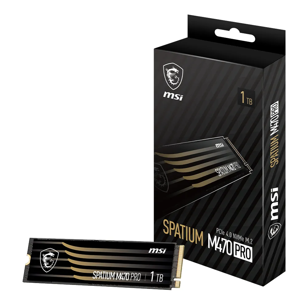 SSD+MB組合★【MSI 微星】SPATIUM M470 Pro 1TB SSD固態硬碟(讀6000MB/寫4500MB)+微星B850I