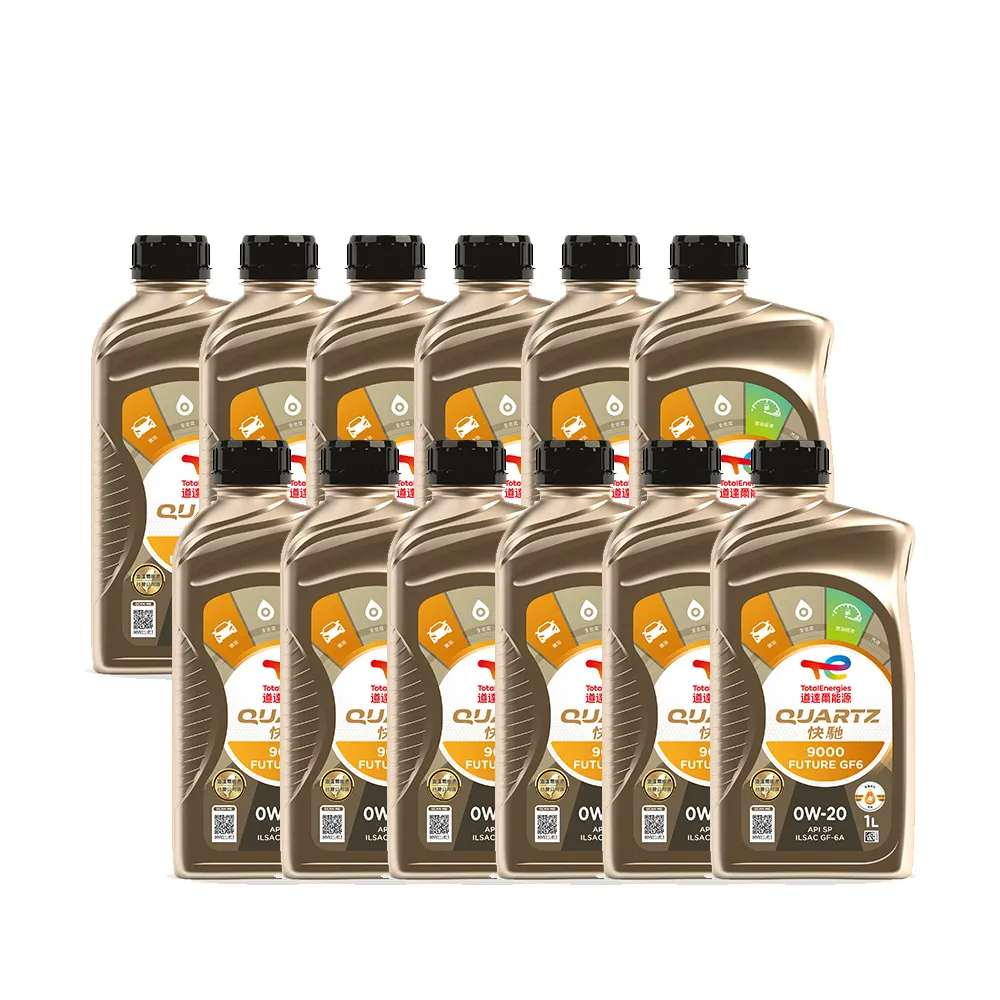 【TotalEnergies 道達爾能源】Quartz 9000 Future GF6 0W-20 全合成汽車引擎機油 12入