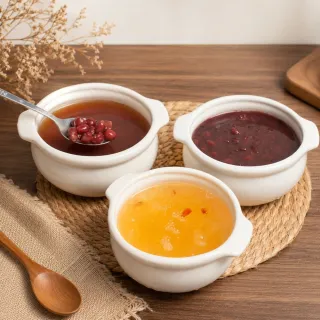 【鬍鬚張】紅豆湯/紫米粥/銀耳露任選 (單包300g 辦公室下午茶 暖胃甜湯 夏季甜湯 即食調理包)