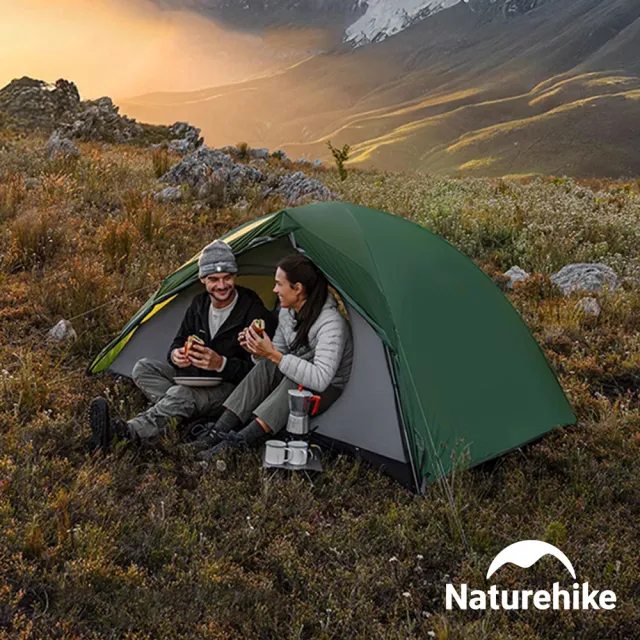 【Naturehike】云川PRO輕量20D尼龍雙人帳篷 贈地席 WS022(台灣總代理公司貨)
