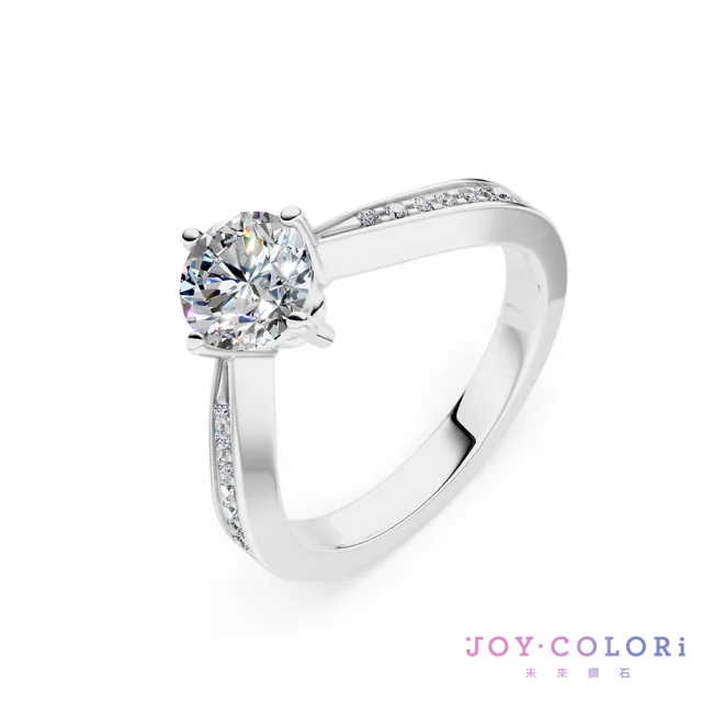 【JOY COLORi 未來鑽石】IGI 0.50克拉 DVS1 18K金 求婚鑽戒(培育鑽石 阿波羅之詩 RS2770LG)