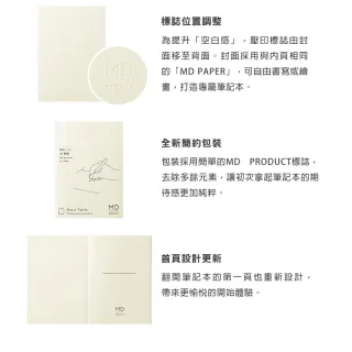 日本 MD PRODUCT《MD Notebook 筆記本》A6