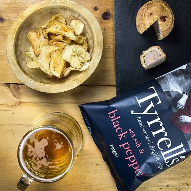 【Tyrrells】泰勒思英國洋芋片 無麩質 135g-150g/包x2入(任選口味)