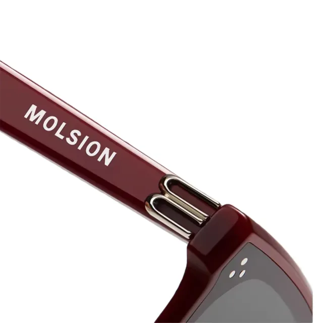 【MOLSION 陌森】宋雨琦同款 方形膠框偏光太陽眼鏡(MS3133-C30)