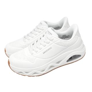【SKECHERS】休閒鞋 Uno Glide-Step Slip-Ins 男鞋 白 氣墊 膠底 183420WHT