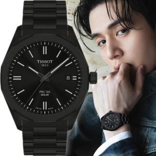 【TISSOT 天梭】PRC 100 Solar T151.422.33.051.00 太陽能手錶-39mm 開學禮 推薦(T1514223305100)