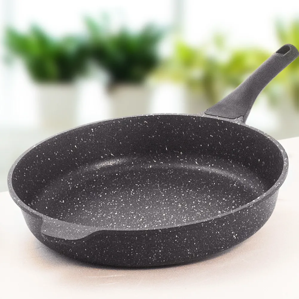 鋼岩不沾平底鍋33cm(IH可用鍋)