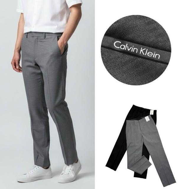 【CALVIN KLEIN】極簡商務 CK 西裝褲 抗皺 Calvin Klein 男款 彈性 修身 長褲 大尺碼 保證正品 @1778BP5