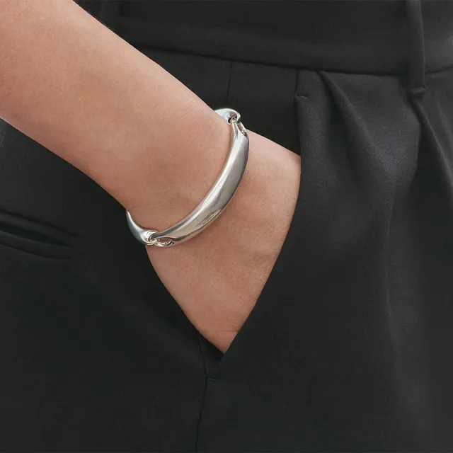 【Georg Jensen 喬治傑生】REFLECT ID 手環(純銀)