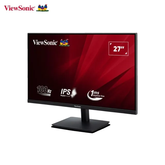 【ViewSonic 優派】VA272-MH 27型 IPS 100Hz 護眼電腦螢幕(內建喇叭/1ms)