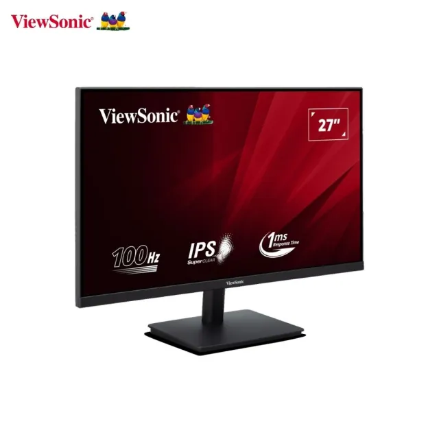 【ViewSonic 優派】VA272-MH 27型 IPS 100Hz 護眼電腦螢幕(內建喇叭/1ms)