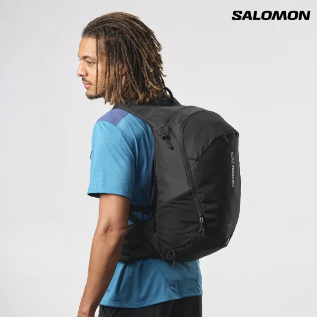 【salomon】TRAILBLAZER 20 多功能背包 黑/合金灰