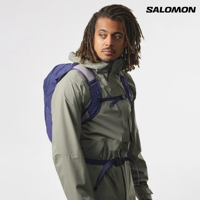 【salomon】TRAILBLAZER 10 多功能背包 深藍/幽靈灰