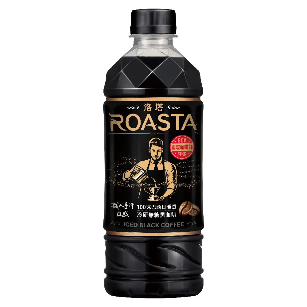 【ROASTA咖啡】冷研無糖黑咖啡455mlx24入/箱(官方直營)