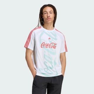 【adidas 愛迪達】短袖上衣 男 亞規 COCA-COLA CCTG JERSEY 白紅 KY2103