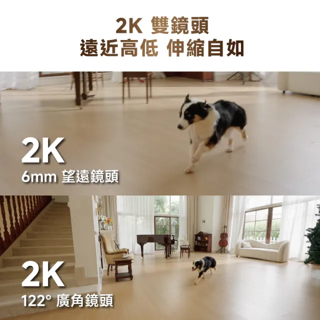 【TP-Link】Tapo C245D 雙2K 300萬畫素 Wi-Fi監視器 旋轉 望遠+廣角 智慧追蹤  攝影機 雙向語音